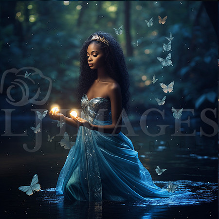destinyunlimited_African_woman_in_long_blue_dress_by_lake_in_en_6f8973ce-0184-43b2-9555-5a095c61596f-3