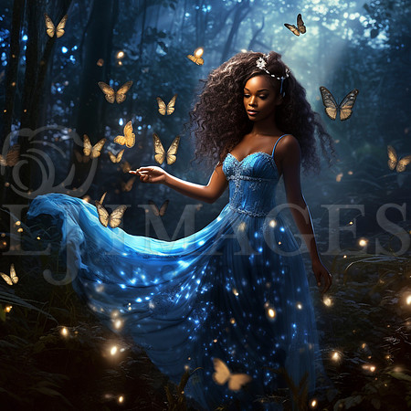 destinyunlimited_African_woman_in_long_blue_dress_in_enchanted__3d86de49-bad7-44f3-afff-07654e29756f-2