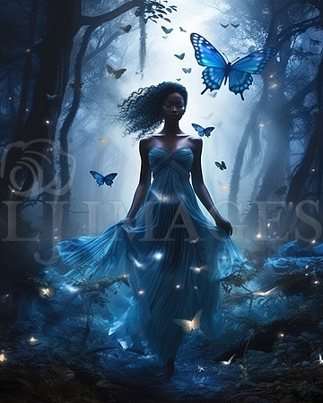 destinyunlimited_African_woman_in_long_blue_dress_in_enchanted__d844bcd1-f5f5-4c4e-a977-009212098c37-2