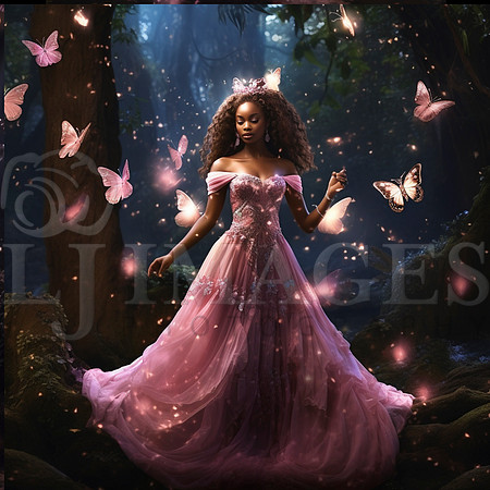 destinyunlimited_African_woman_in_long_pink_dress_in_enchanted__a402a61c-8bdc-44af-b794-3839416fa274-4