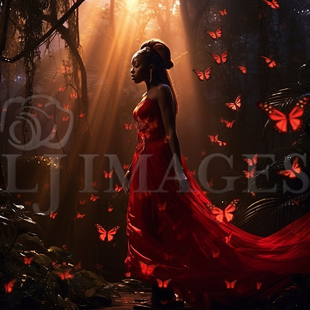 destinyunlimited_African_woman_in_long_red_dress_in_enchanted_f_3dabca9a-a95a-4a1d-9785-205922b3d0bc-4