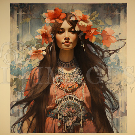 destinyunlimited_American_Indian_female_art_nouveau_wearing_dre_ecf41e66-476d-4047-8722-faa2875974d2