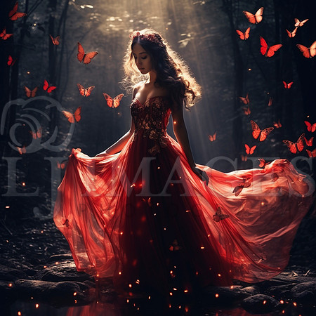 destinyunlimited_Asian_woman_in_long_red_dress_in_forest_at_nig_819ef122-c9d7-4825-aff0-ac31121f59fb