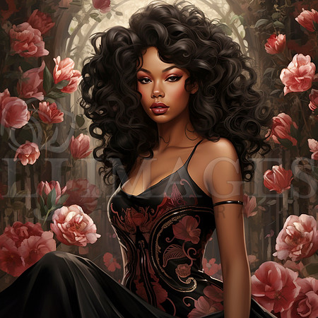 destinyunlimited_black_female_art_nouveau_wearing_dress_flowers_9af09e7f-9edc-4641-9a87-527c55a4ca8f
