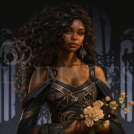 destinyunlimited_black_female_art_nouveau_wearing_dress_flowers_b0866241-4504-44c9-b66b-bd8d3679698b