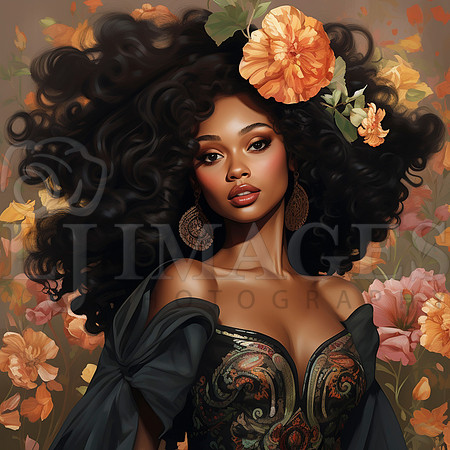 destinyunlimited_black_female_art_nouveau_wearing_dress_flowers_d06505ec-5755-4254-8e9c-e7e574d4c150