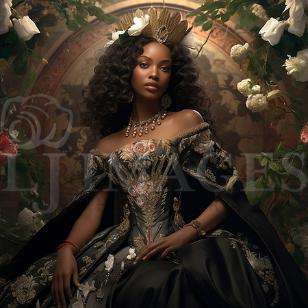 destinyunlimited_black_female_queen_art_nouveau_wearing_dress_f_f3c4e4d4-c4c2-466c-9bfc-187658239cb9
