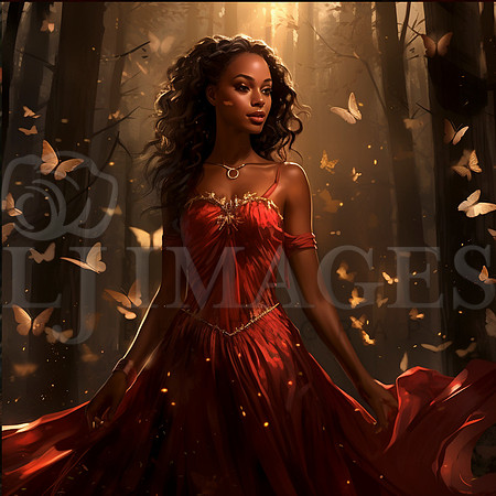 destinyunlimited_brown_skinned_woman_in_long_red_dress_in_fores_2f787869-62f8-4044-a5ba-44438e0d94d9-4