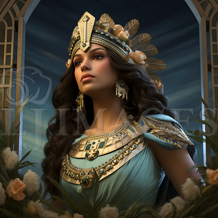 destinyunlimited_Egyptian_female_queen_art_nouveau_wearing_dres_afeffcfc-eb99-4660-813e-1f3d7c518bb1