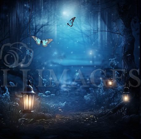 destinyunlimited_enchanted_forest_at_night_with_blue_butterflie_398d8181-2a53-48d7-b5fd-1648bdeb5c08 copy
