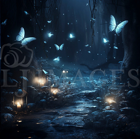destinyunlimited_enchanted_forest_at_night_with_blue_butterflie_398d8181-2a53-48d7-b5fd-1648bdeb5c08