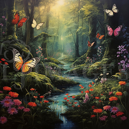 destinyunlimited_enchanted_forest_with_butterflies_realistic_53c08460-f8aa-4ecb-876b-64db6780d770-2