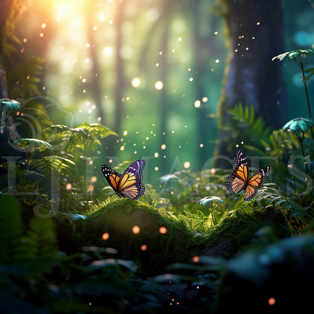 destinyunlimited_enchanted_forest_with_butterflies_realistic_53c08460-f8aa-4ecb-876b-64db6780d770-3