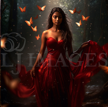 destinyunlimited_Indian_woman_in_long_red_dress_in_enchanted_fo_5684a89f-fbfe-4546-abaa-1e5d78ab5062 copy 3