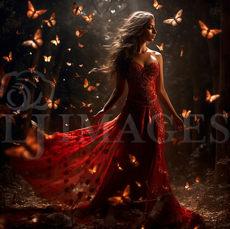 destinyunlimited_Indian_woman_in_long_red_dress_in_enchanted_fo_5684a89f-fbfe-4546-abaa-1e5d78ab5062