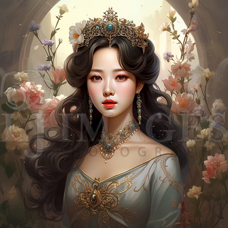 destinyunlimited_korean_female_queen_art_nouveau_wearing_dress__39e099dc-2cbf-4bb4-9d77-33d87c4a309d-2