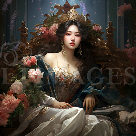 destinyunlimited_korean_female_queen_art_nouveau_wearing_dress__39e099dc-2cbf-4bb4-9d77-33d87c4a309d-3