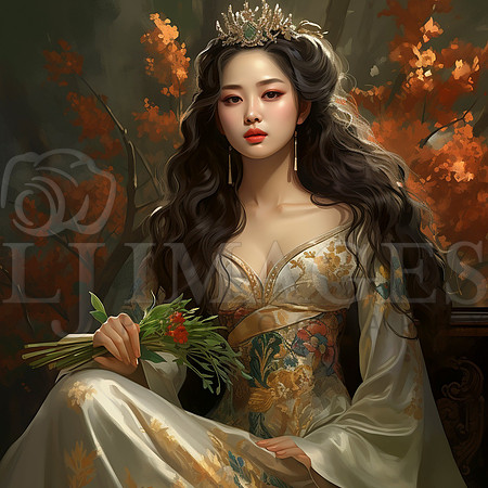 destinyunlimited_korean_female_queen_art_nouveau_wearing_dress__f7ff0dda-dcf3-4716-b479-b14d0b1c0cfc-4