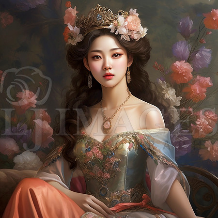 destinyunlimited_korean_female_queen_art_nouveau_wearing_dress__f7ff0dda-dcf3-4716-b479-b14d0b1c0cfc