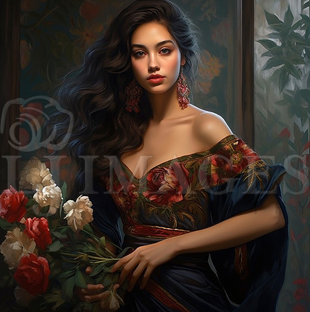 destinyunlimited_mexican_female_art_nouveau_wearing_dress_flowe_df18ddd1-5691-4137-85b5-291d8b7730f9 copy 3