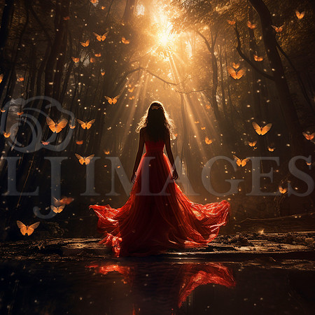 destinyunlimited_woman_in_long_red_dress_in_forest_at_night_dra_5f75e509-6527-4041-8630-83d9f4c79f43-2