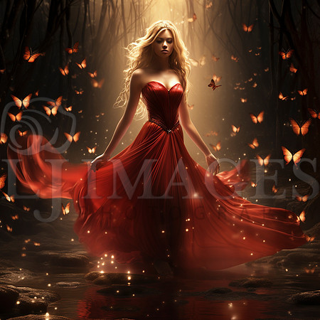 destinyunlimited_woman_in_long_red_dress_in_forest_at_night_dra_5f75e509-6527-4041-8630-83d9f4c79f43-4