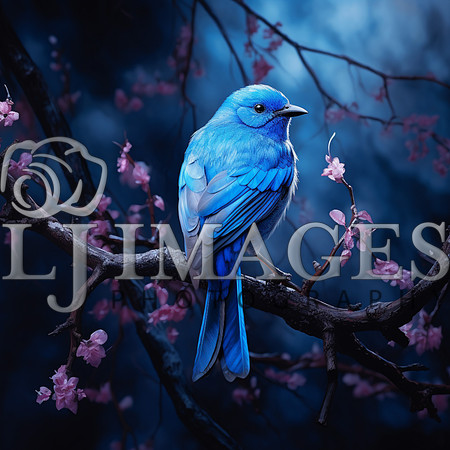 destinyunlimited_blue_bird_on_branch__on_blue_background_dramat_85bff43c-d84b-43b6-89a1-1c73a911a551-2