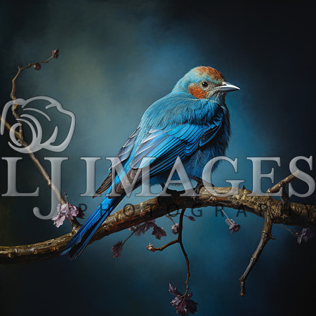 destinyunlimited_blue_bird_on_branch__on_blue_background_dramat_91ee3538-e2d2-4010-86f8-d4b398a4b6dc