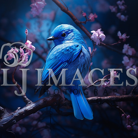 destinyunlimited_blue_bird_on_branch__on_blue_background_dramat_85bff43c-d84b-43b6-89a1-1c73a911a551-4