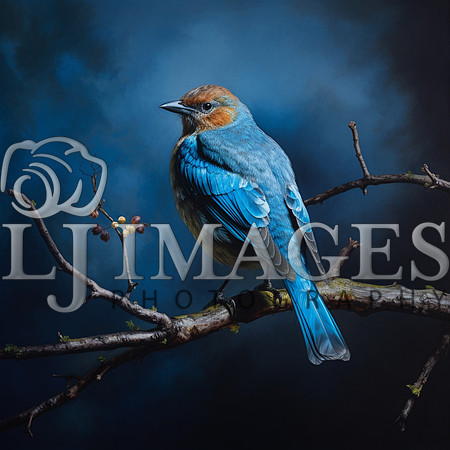 destinyunlimited_blue_bird_on_branch__on_blue_background_dramat_91ee3538-e2d2-4010-86f8-d4b398a4b6dc-4