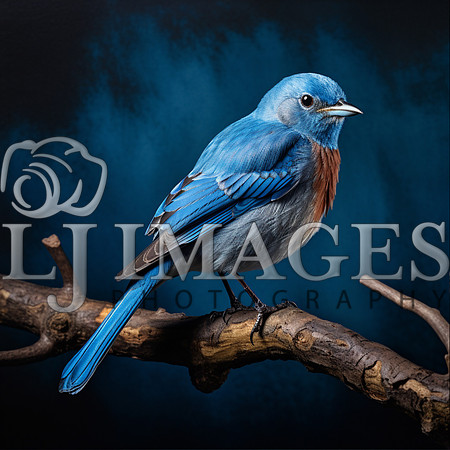 destinyunlimited_blue_bird_on_branch__on_blue_background_dramat_0350746d-912a-49fe-8e9d-70d839934994