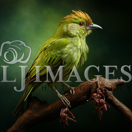 destinyunlimited_Green_Bird_sitting_on_a_limb_on_a_green_backgr_764dc216-59a7-4156-812c-9a47712602d3-4