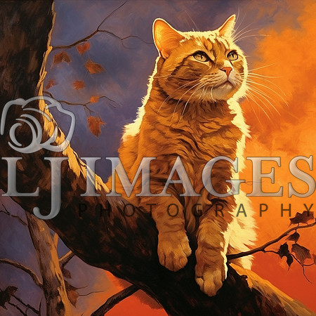destinyunlimited_orange_cat_on_a_limb_on_the_orange_background__7b487ffa-746e-4e29-b57b-15222b75da7e-2