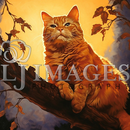 destinyunlimited_orange_cat_on_a_limb_on_the_orange_background__7b487ffa-746e-4e29-b57b-15222b75da7e