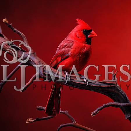 destinyunlimited_red_bird_on_branch_on_red_background_dramatic__7a0cbb35-3f6a-4c97-8ba3-1306005ad732-2