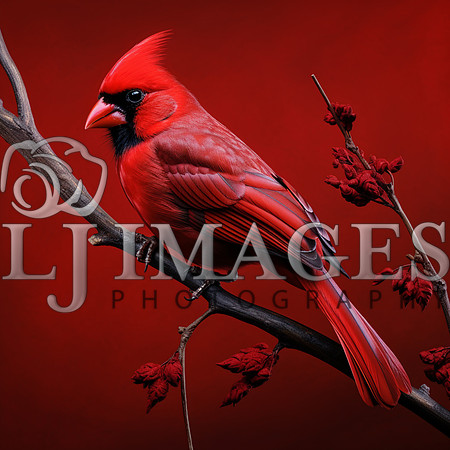 destinyunlimited_red_bird_on_branch_on_red_background_dramatic__7a0cbb35-3f6a-4c97-8ba3-1306005ad732-3