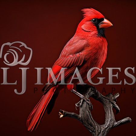 destinyunlimited_red_bird_on_branch_on_red_background_dramatic__5081f214-8845-4ce6-9f2b-e0d5322159a6-2