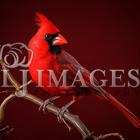 destinyunlimited_red_bird_on_branch_on_red_background_dramatic__e7c5ebb6-487e-4d4a-b7af-116b02806ed9-2