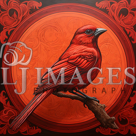 destinyunlimited_red_bird_on_red_background_9a30d5bc-9d34-4b8c-8e70-1b867a1b3b3d-3