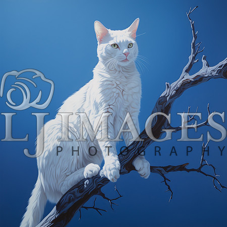 destinyunlimited_white_cat_on_a_limb_on_a_blue_background_drama_ed44e60a-73d2-4324-b9c8-c05ed1467b91-3