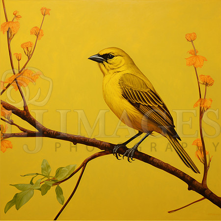 destinyunlimited_yellow_bird_on_branch_on_yellow_background_2726e810-e775-4c25-9fa6-871bb31b32c0-2