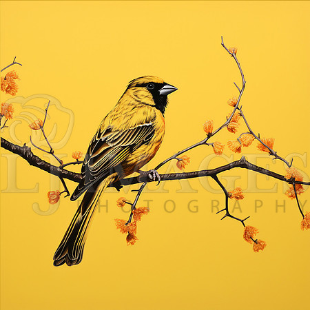 destinyunlimited_yellow_bird_on_branch_on_yellow_background_39280816-3ecb-4f94-b647-d21ec0015228-4